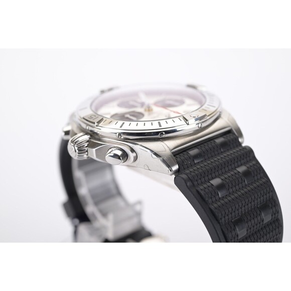 Breitling Chronomat B01 AB0134 Silver 42mm Men's Watch Full Set - Picture 13 of 15
